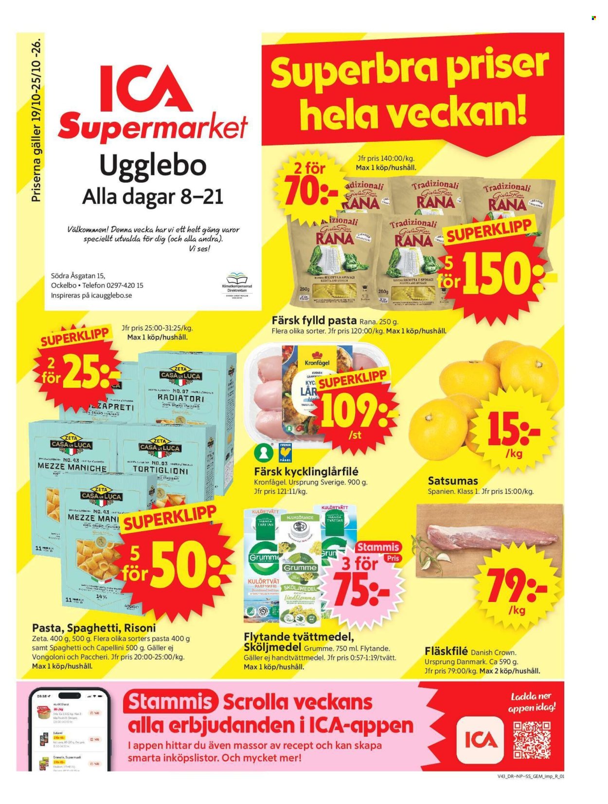 ICA reklamblad - 19/10 2026 - 25/10 2026. Sida 1