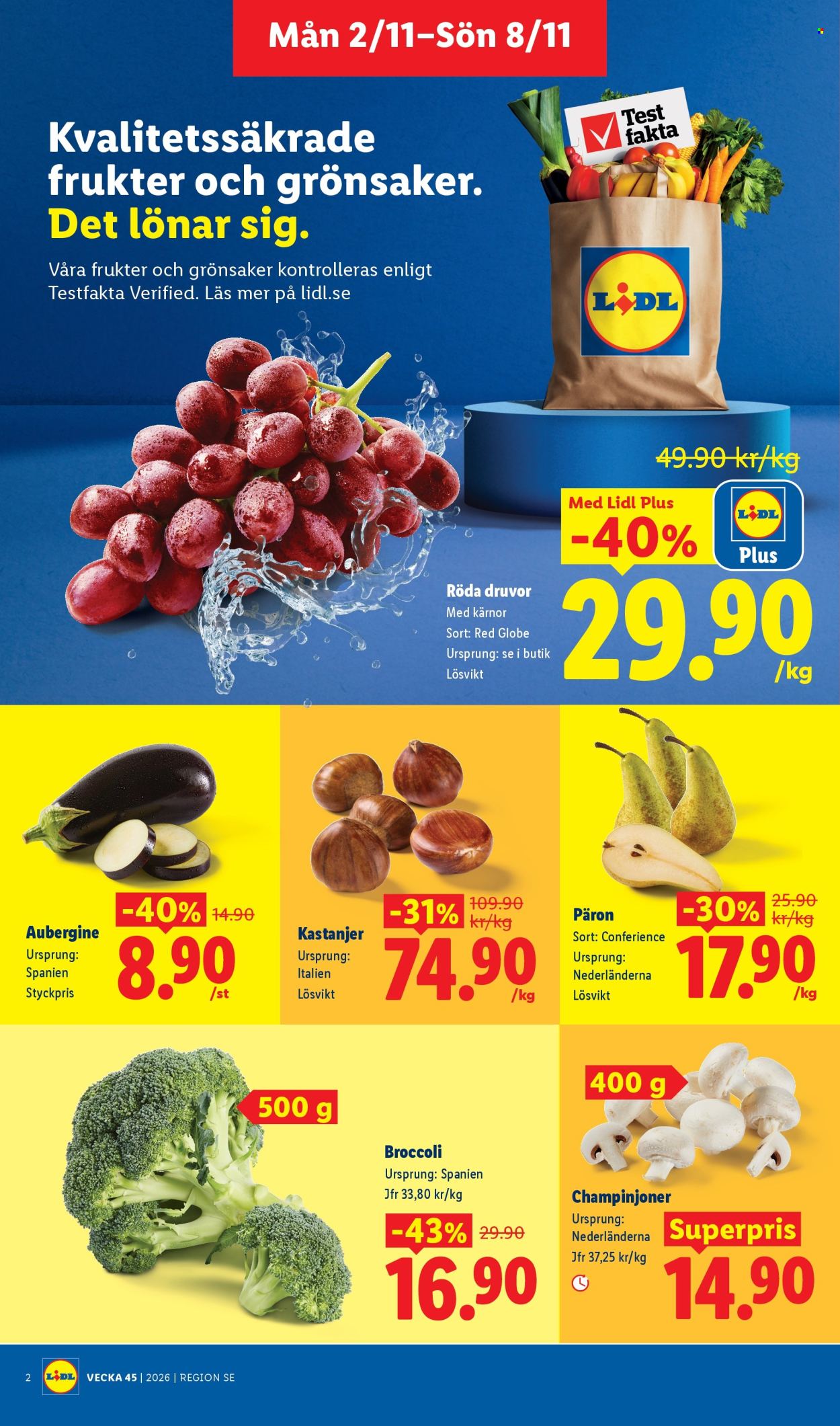 Lidl reklamblad - 2/11 2026 - 8/11 2026. Sida 2