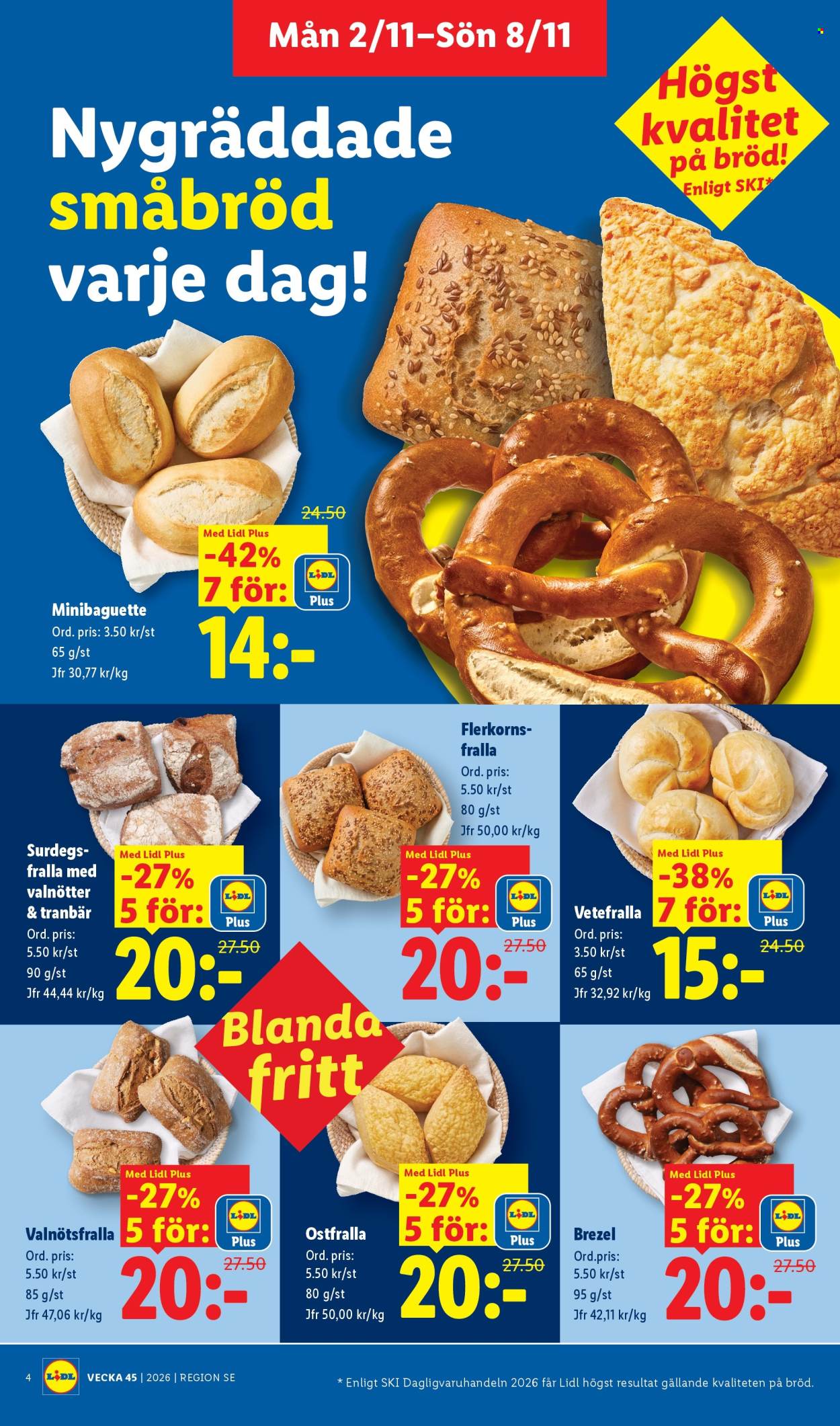 Lidl reklamblad - 2/11 2026 - 8/11 2026. Sida 4