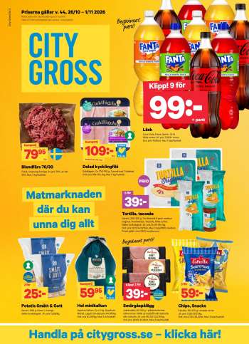 thumbnail - City Gross reklamblad