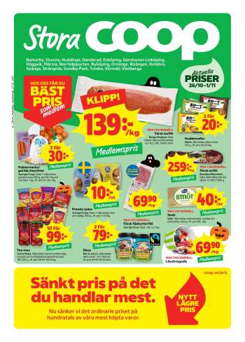 Stora Coop reklamblad - 26/10 2026 - 1/11 2026.