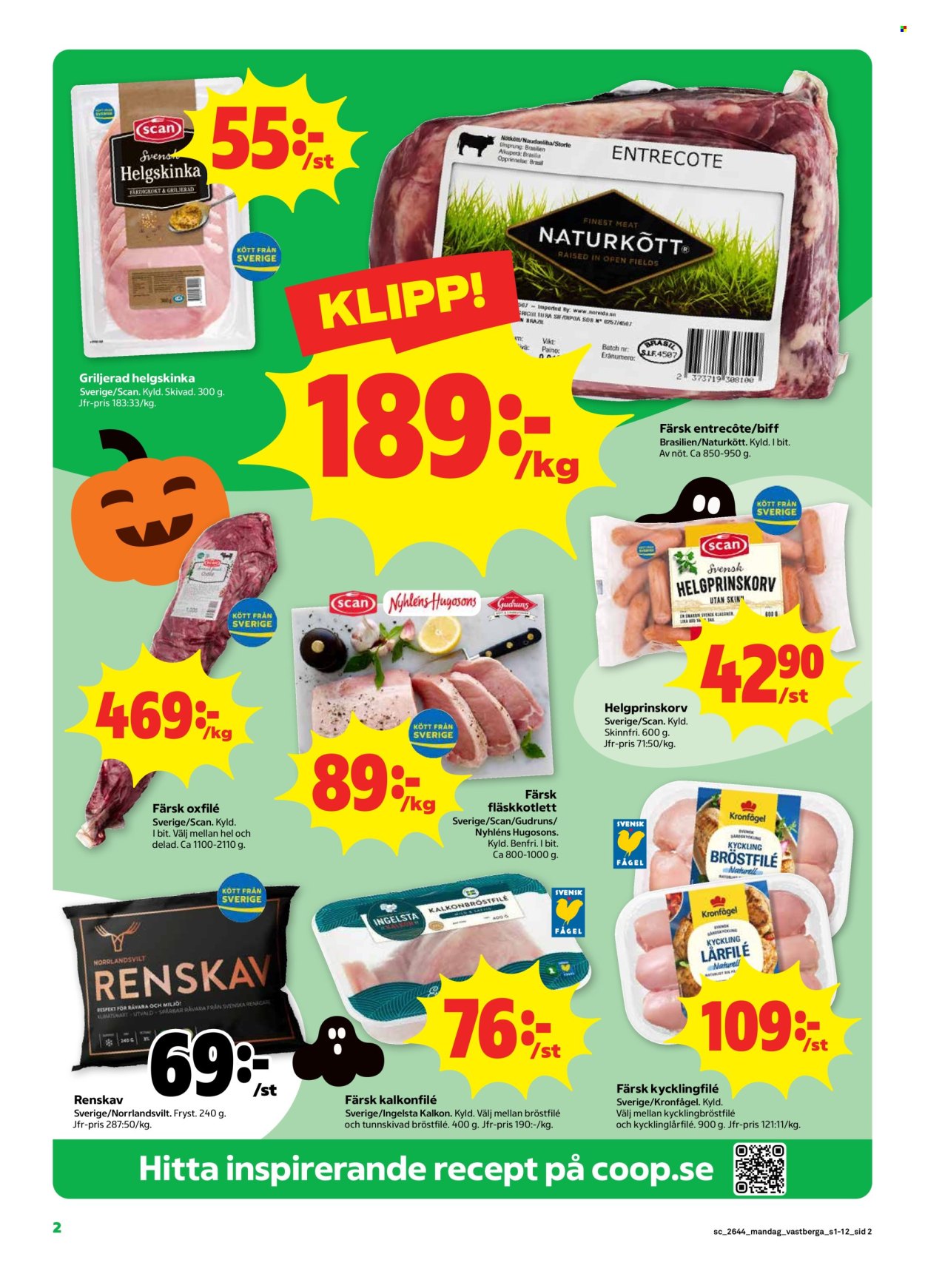 Stora Coop reklamblad - 26/10 2026 - 1/11 2026. Sida 2