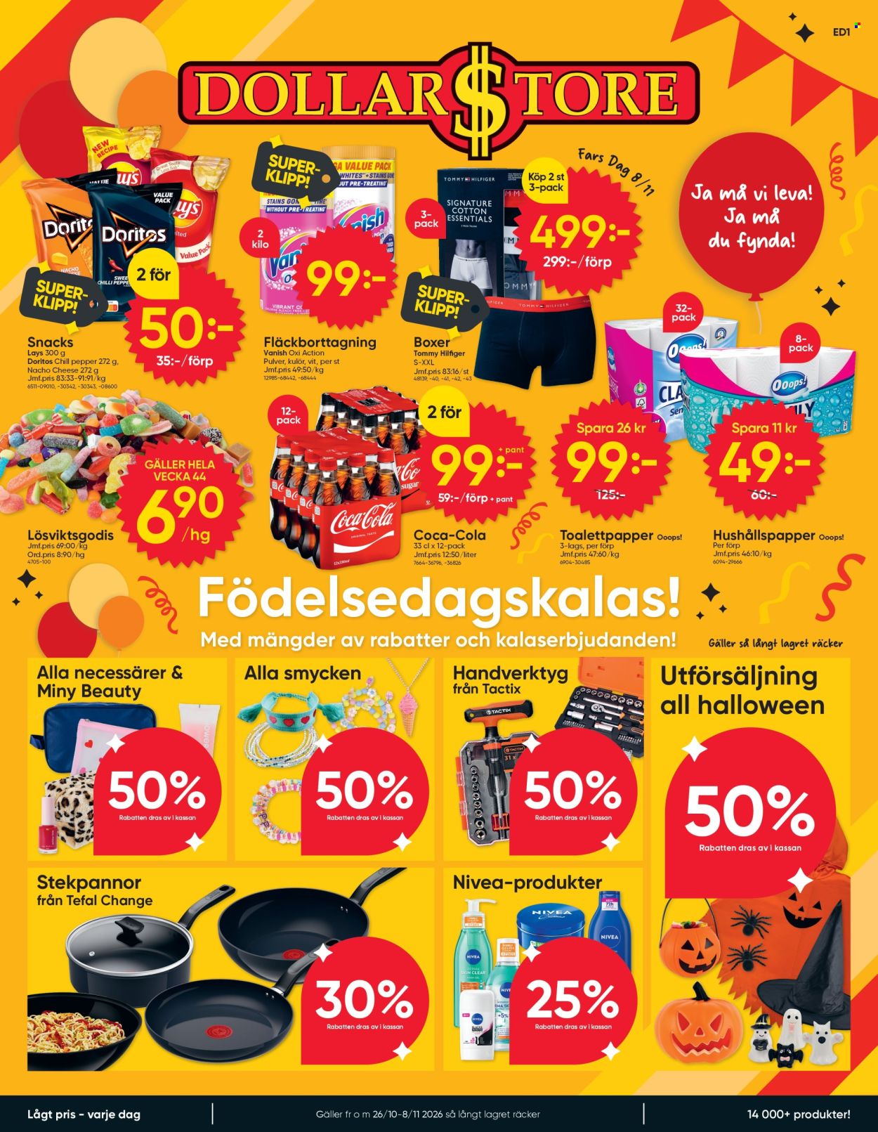 DollarStore reklamblad - 26/10 2026 - 8/11 2026. Sida 1