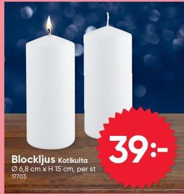 Blockljus Kotikulta