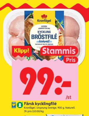 Färsk Kycklingfilé