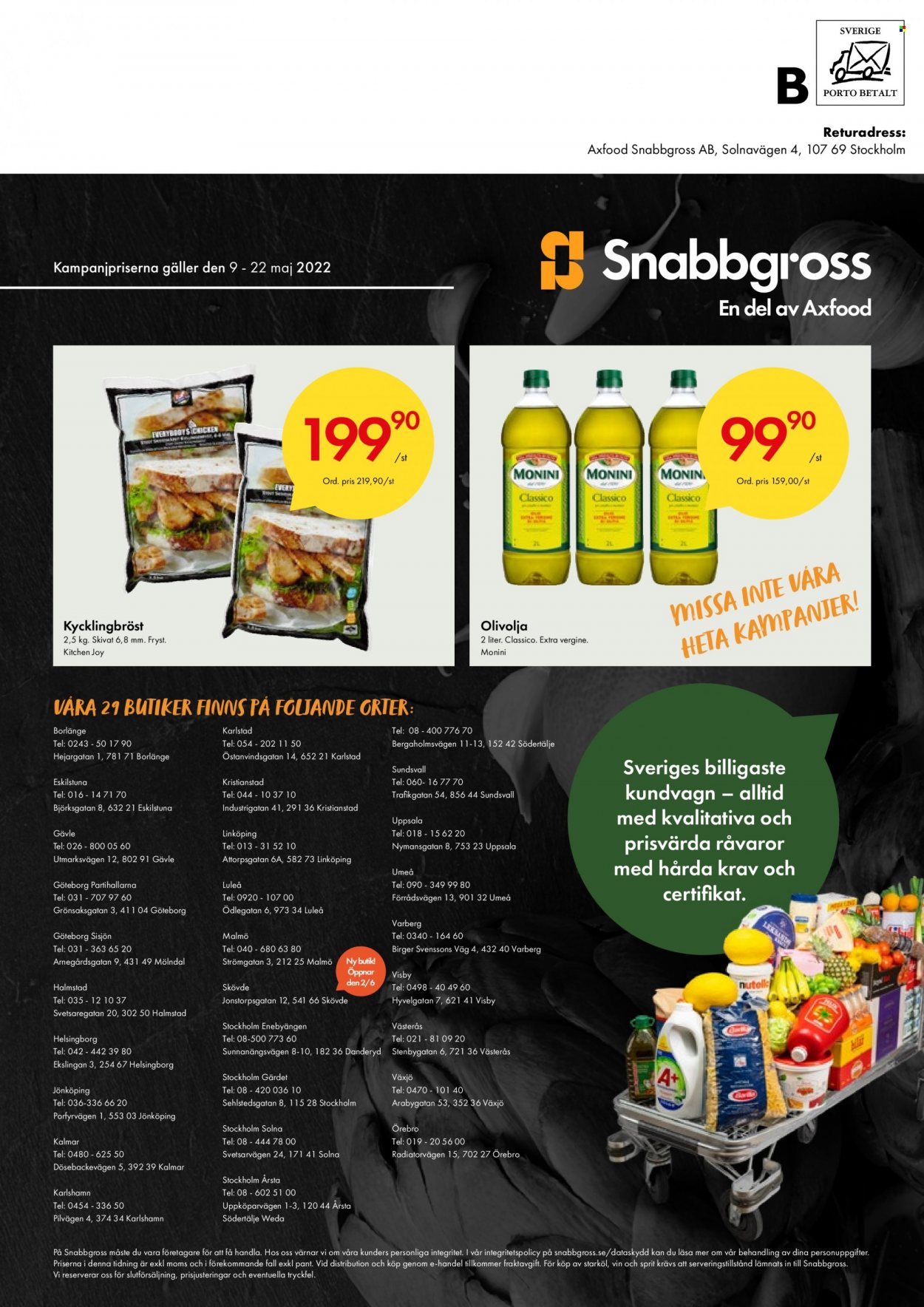 Axfood Snabbgross reklamblad - 9/5 2022 - 22/5 2022. Sida 12.