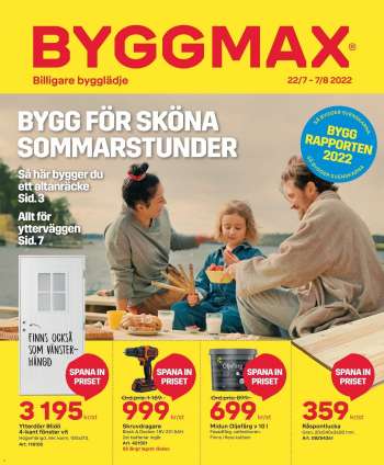ByggMax reklamblad - 22/7 2022 - 7/8 2022.