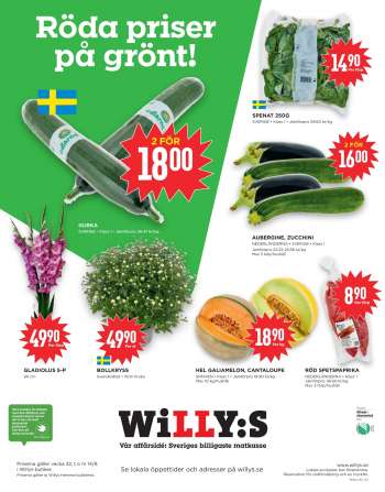 Willys reklamblad - 8/8 2022 - 14/8 2022.