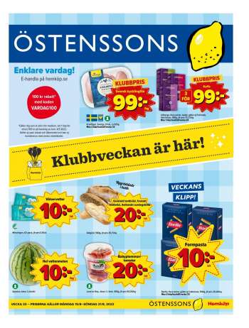 Östenssons reklamblad - 15/8 2022 - 21/8 2022.