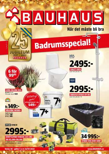 Bauhaus Västerås reklamblad