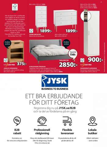 JYSK reklamblad - 5/12 2022 - 18/12 2022.