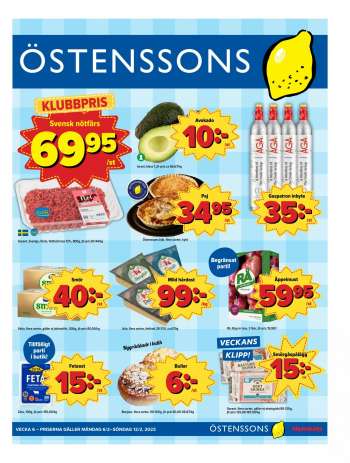 Östenssons reklamblad - 6/2 2023 - 12/2 2023.