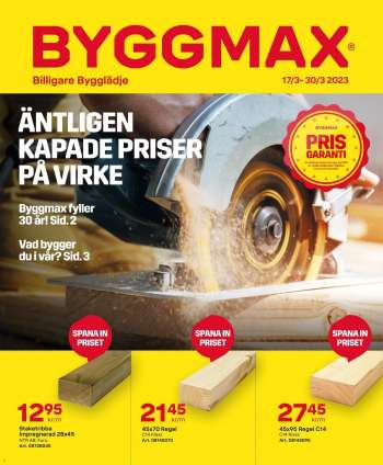 ByggMax Uppsala reklamblad