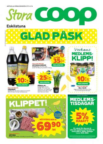 Stora Coop Eskilstuna reklamblad