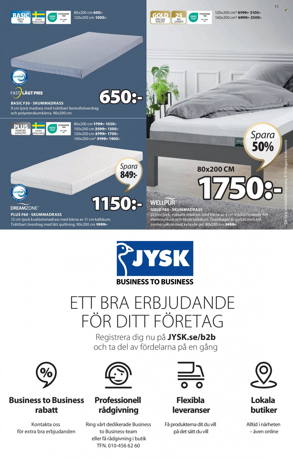 JYSK reklamblad - 15/5 2023 - 28/5 2023 - varor från reklamblad - hängstol, fleecepläd, fiberkudde, handduk. Sida 1.