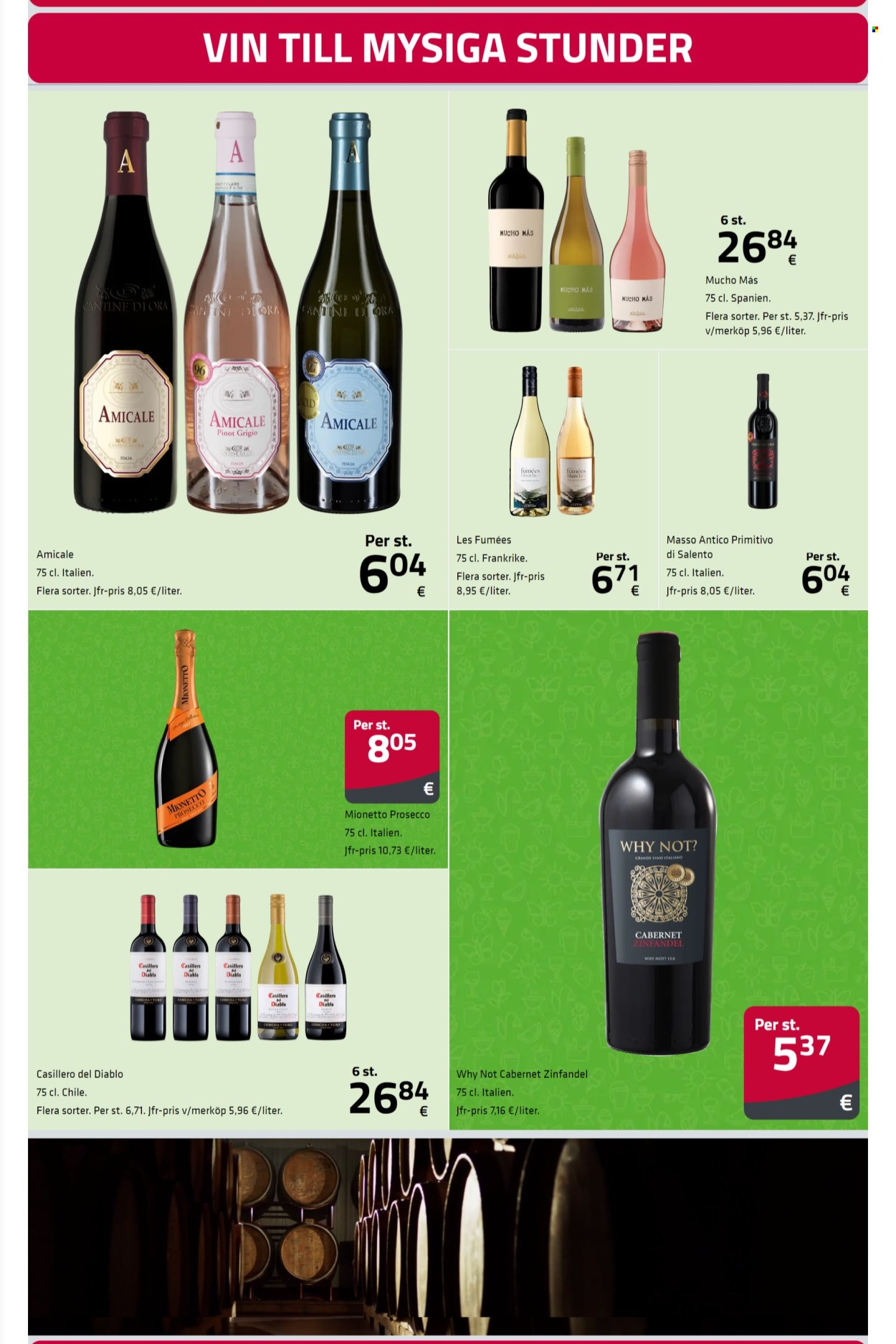 thumbnail - Fleggaard reklamblad - 20/3 2024 - 4/6 2024 - varor från reklamblad - Casillero del Diablo, Primitivo, Prosecco, Zinfandel, vin, Dior. Sida 4.