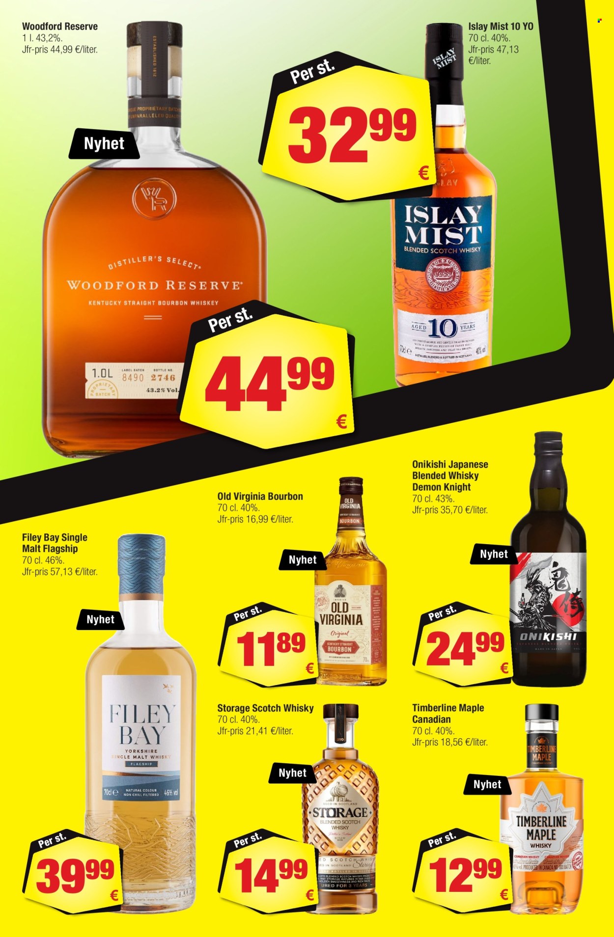 thumbnail - Calle reklamblad - 24/4 2024 - 14/5 2024 - varor från reklamblad - whisky, Blended Scotch Whisky, bourbon, canadian whisky, scotch whisky, whiskey. Sida 11.