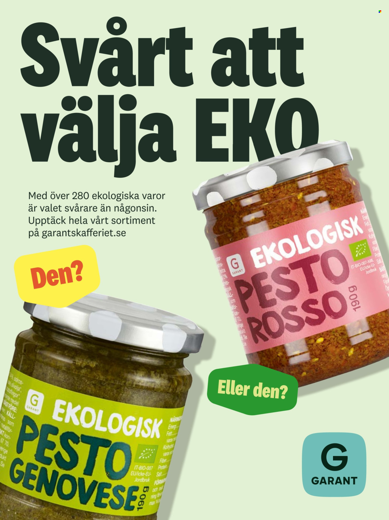Hemköp reklamblad. Sida 1