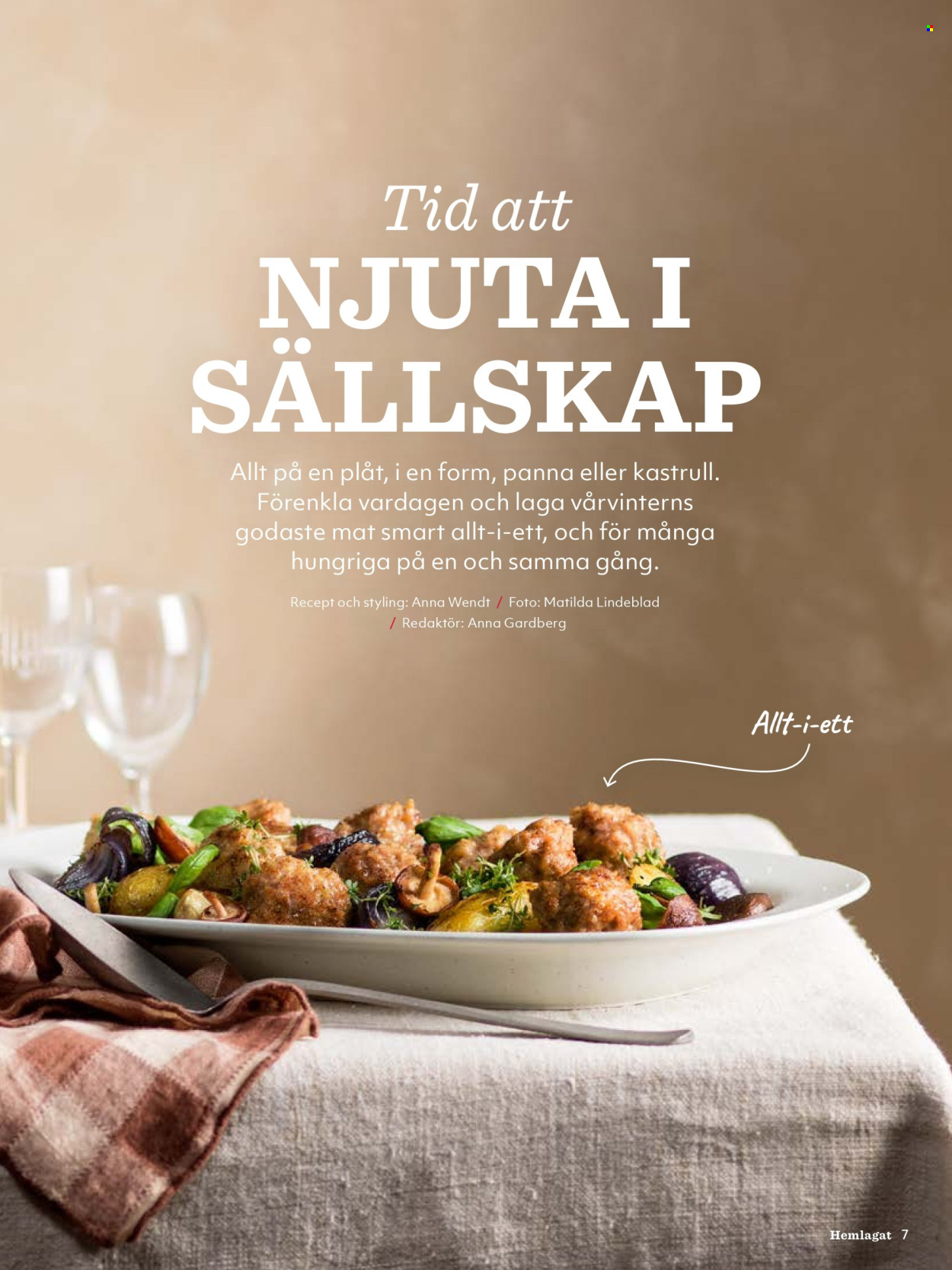 Hemköp reklamblad. Sida 1
