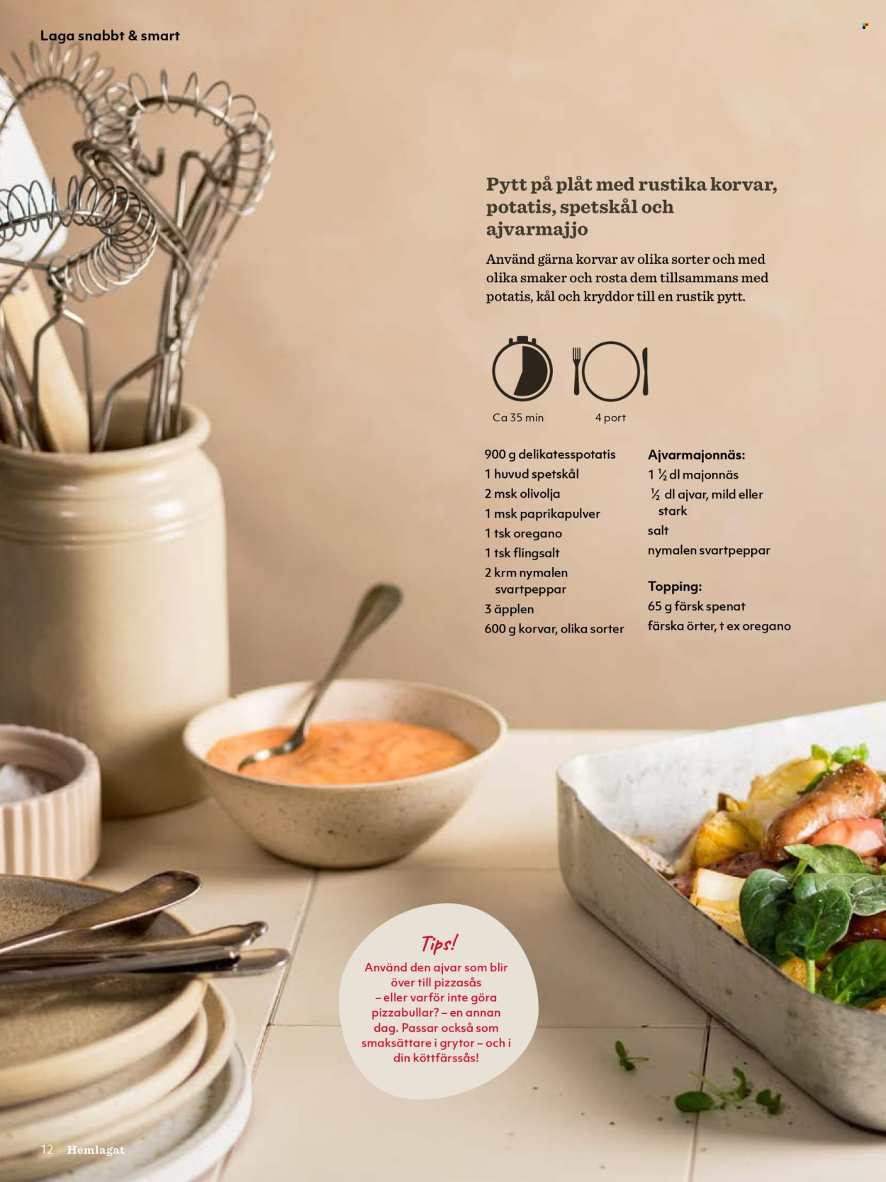 Hemköp reklamblad. Sida 1