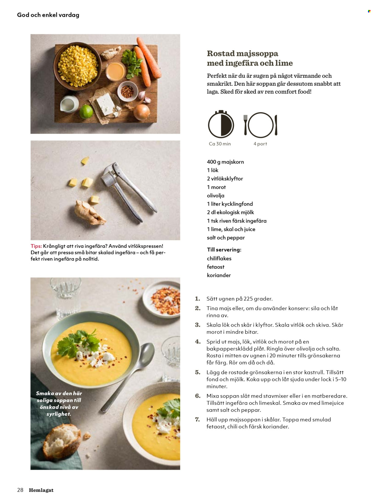 Hemköp reklamblad. Sida 1