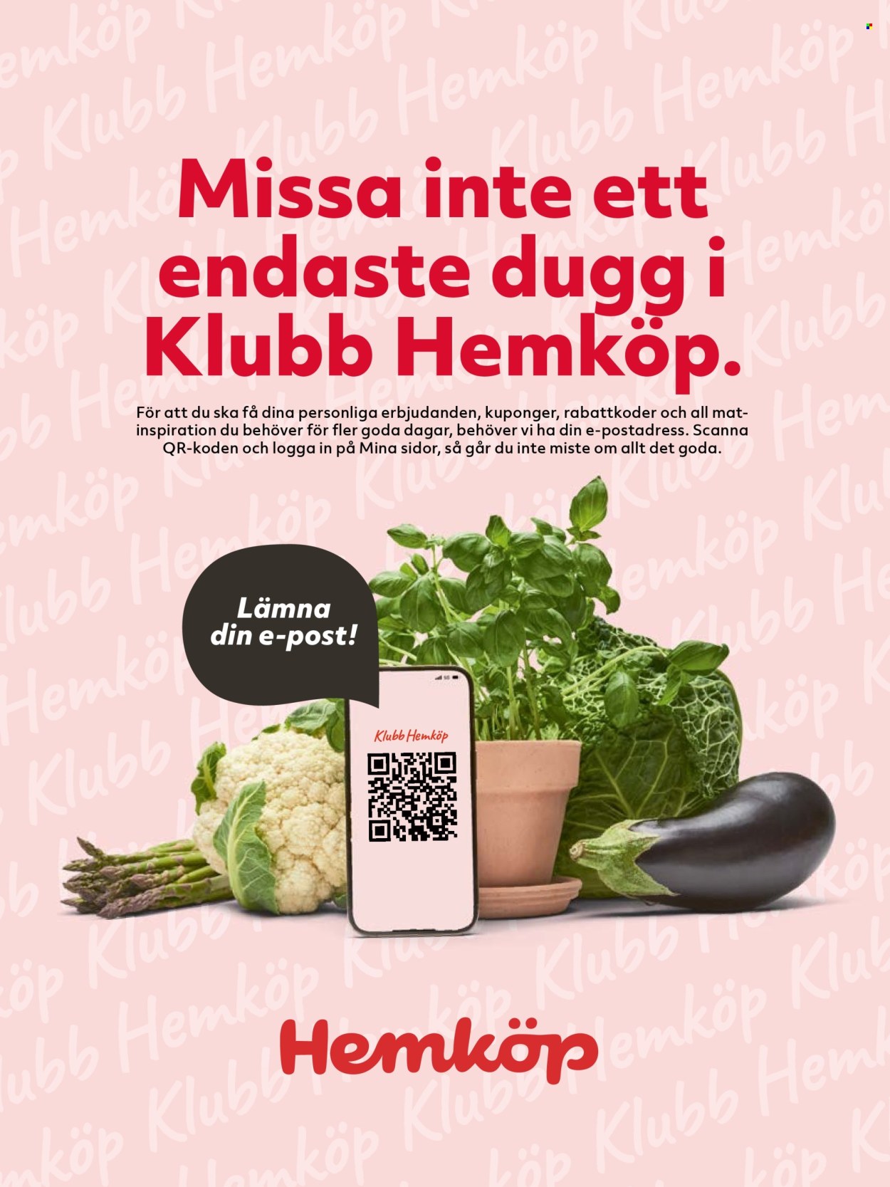 Hemköp reklamblad. Sida 1