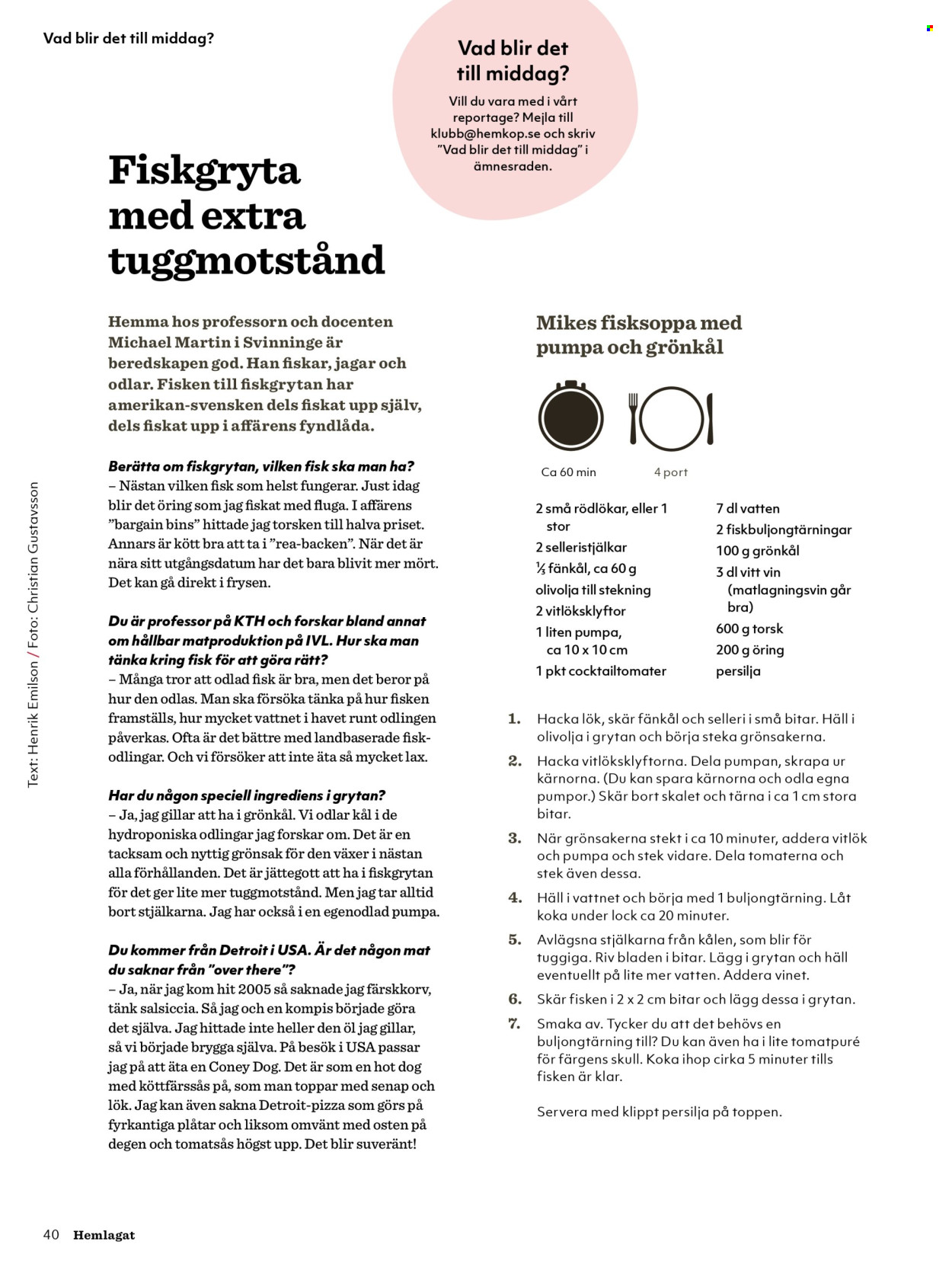 Hemköp reklamblad. Sida 1